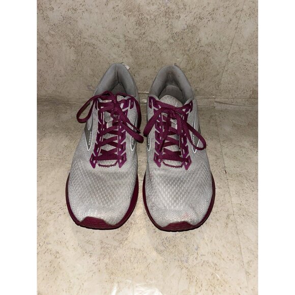 Brooks Levitate 5 GTS Gray Pink Comfort Low Top Running Shoes Womens Size 11 - Picture 5 of 10